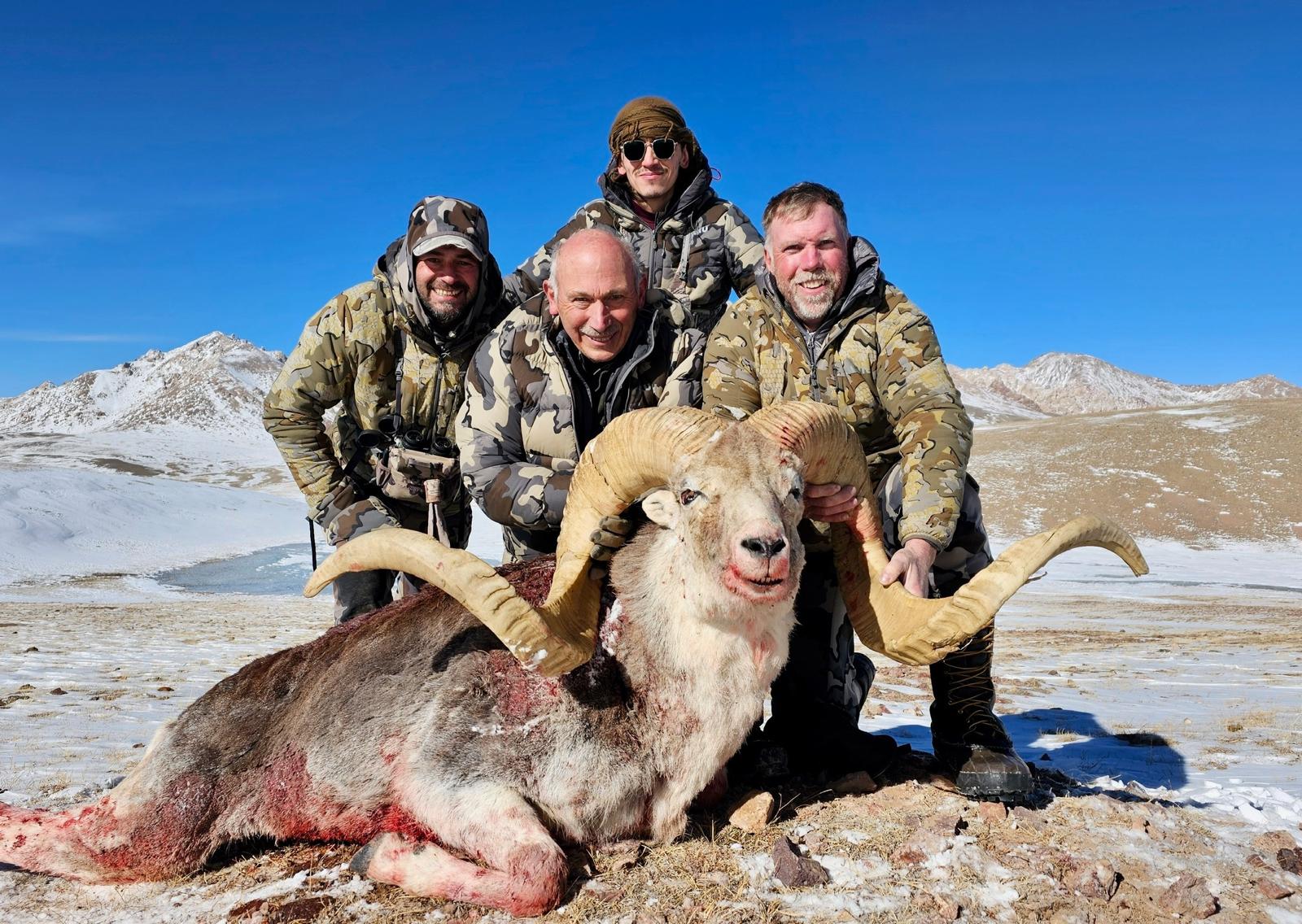 Marco Polo sheep hunt