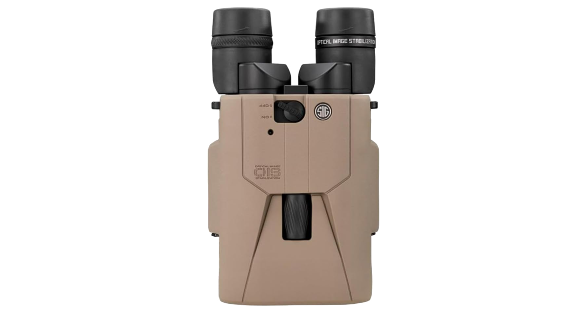 ZULU6 HDX PRO, top view showing the OIS control